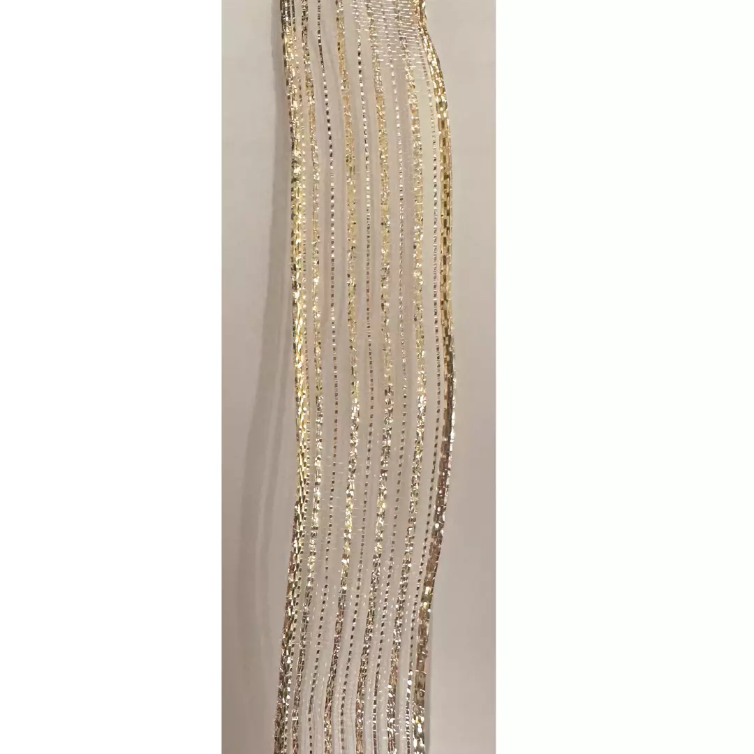 Gull – 25 mm – Bånd med ståltråd