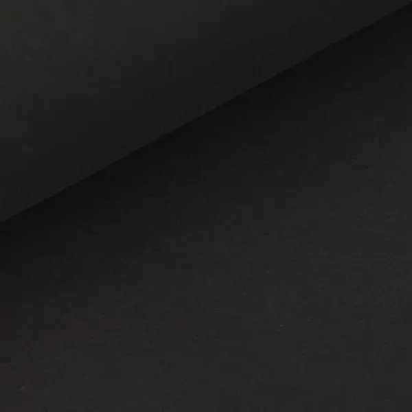 Svart f.22 - Økotex - Tubestrikket ribb