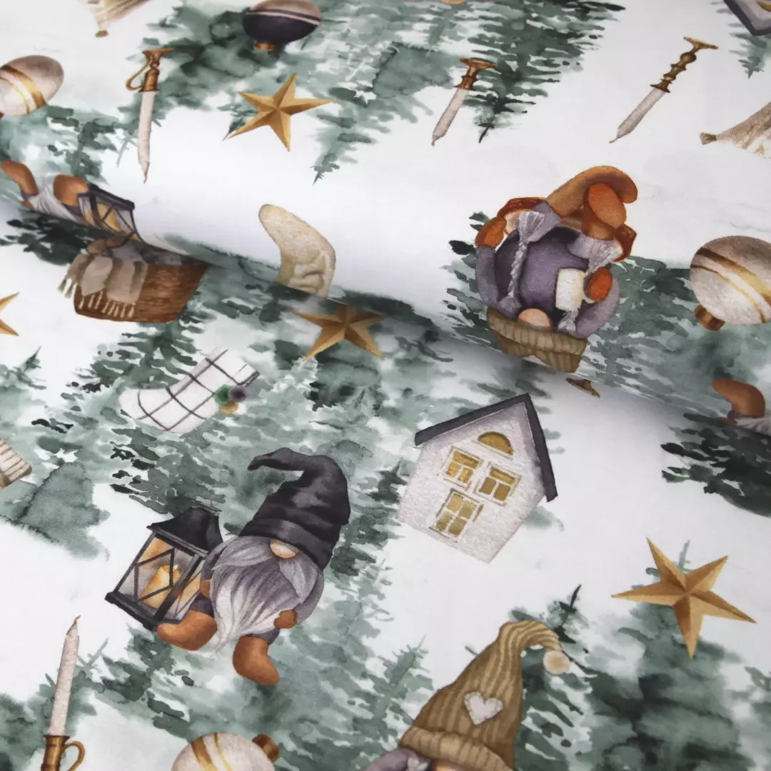 Nisser hvit - Bomullsjersey