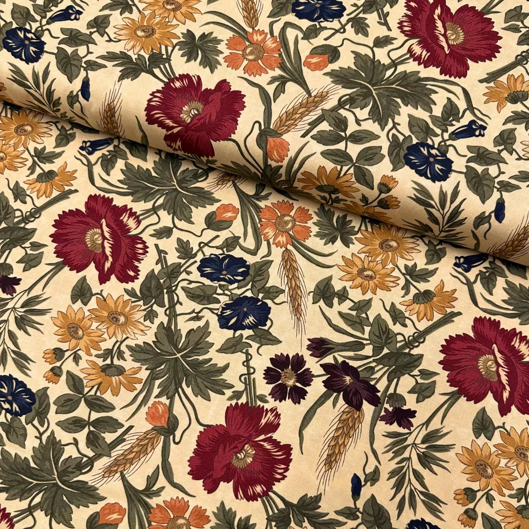 Cornflower Cream butter 11 – Wheatland – Moda