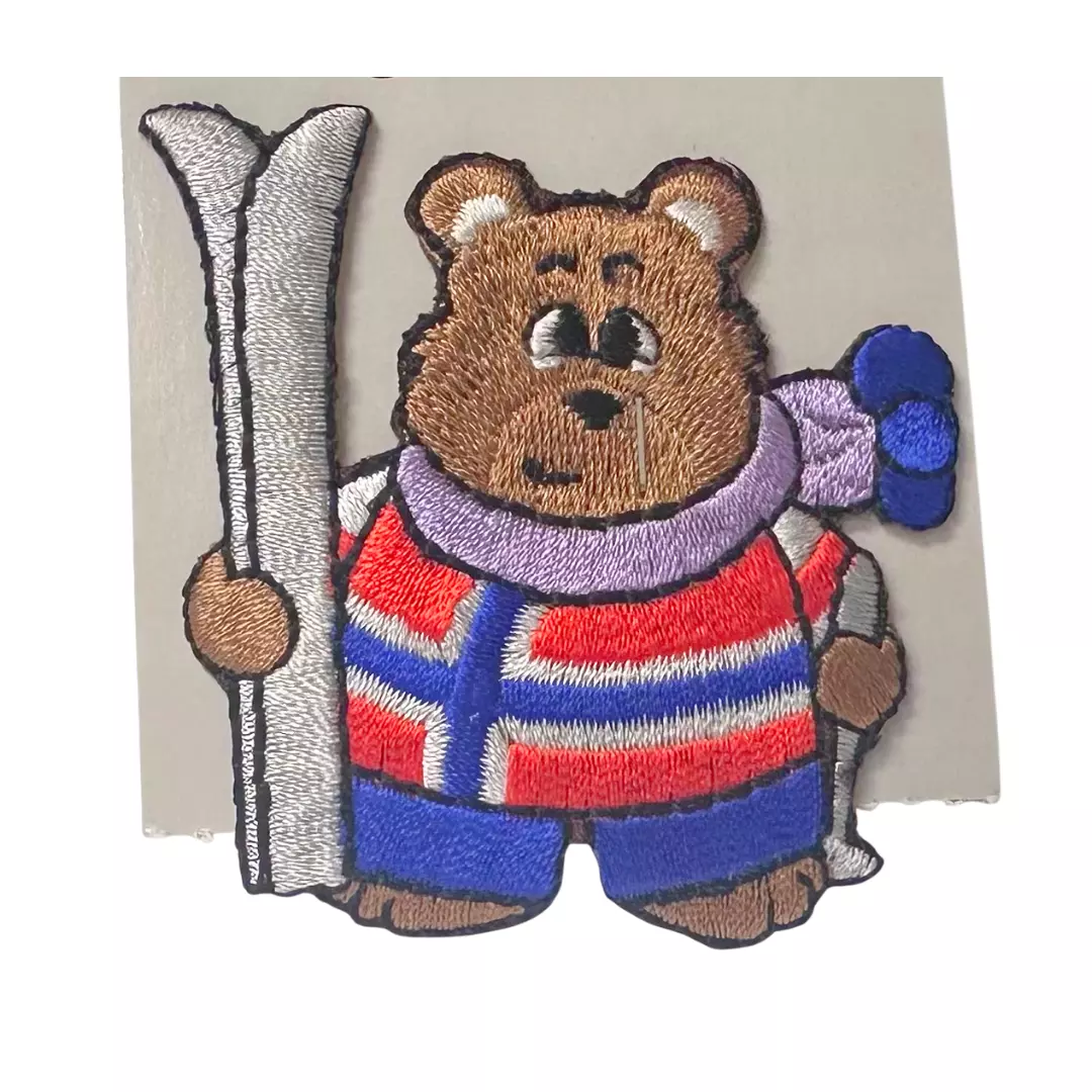 Norsk skibamse - 6x5.8 cm - Strykemerke