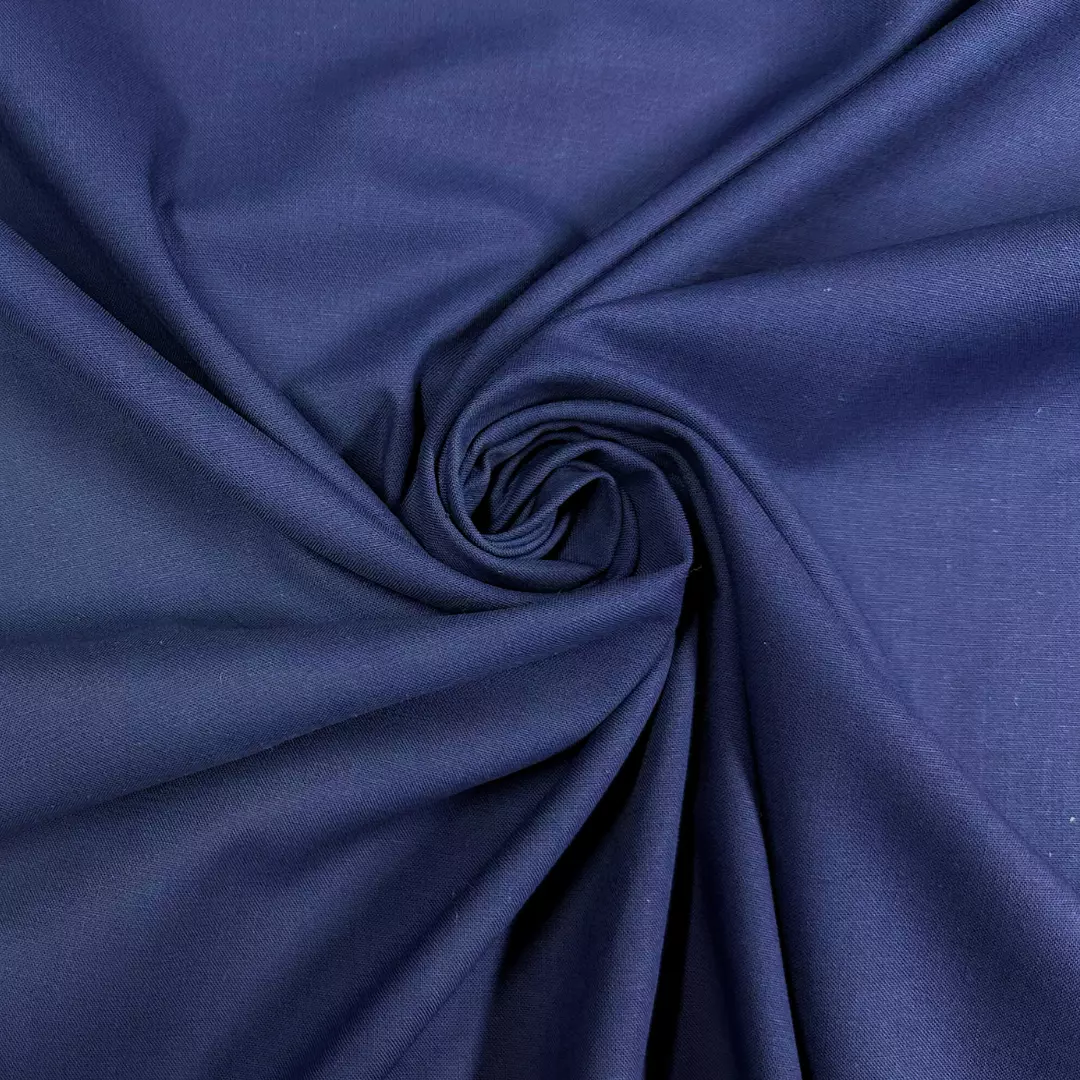 Blå fv.005  – Økologisk – Bomullslerret