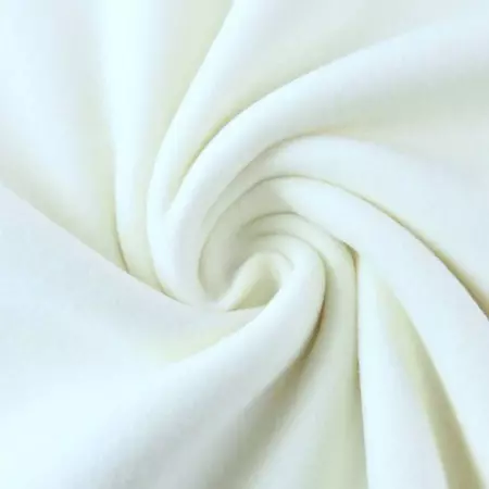 Hvit fv.051 – økotex- Bomullsfleece