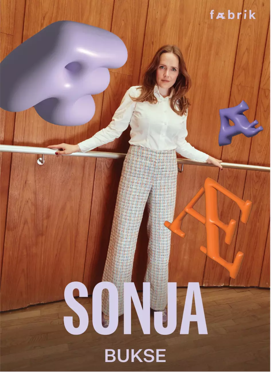 Sonja bukse - XXS-3XL - Fæbrik