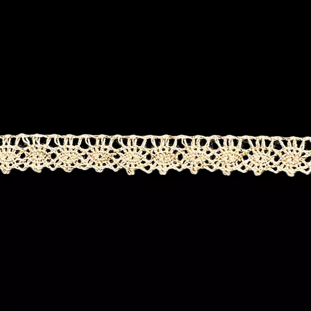 Ecru/Gull – 12 mm – Metallic blonde