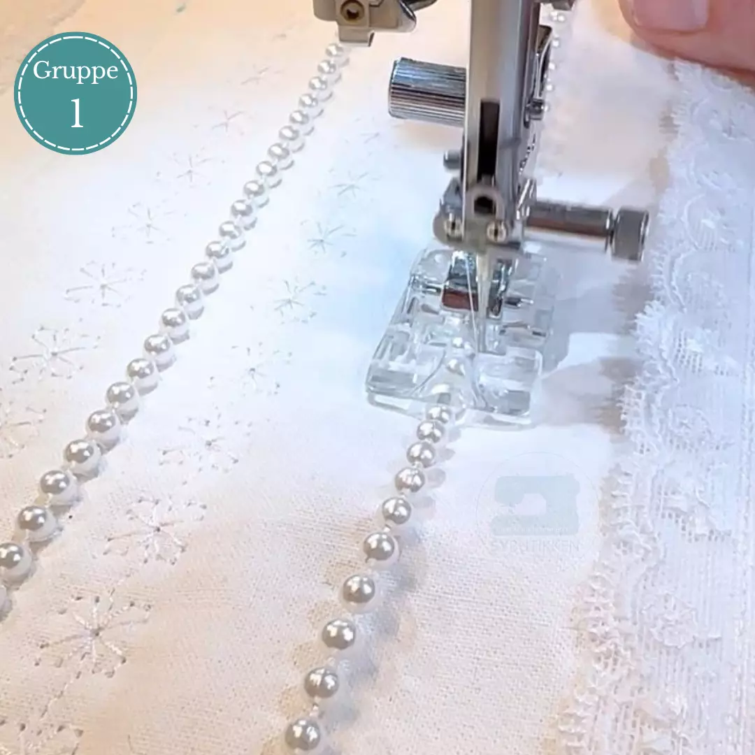 Perlefot bred - Gruppe 1 - Janome