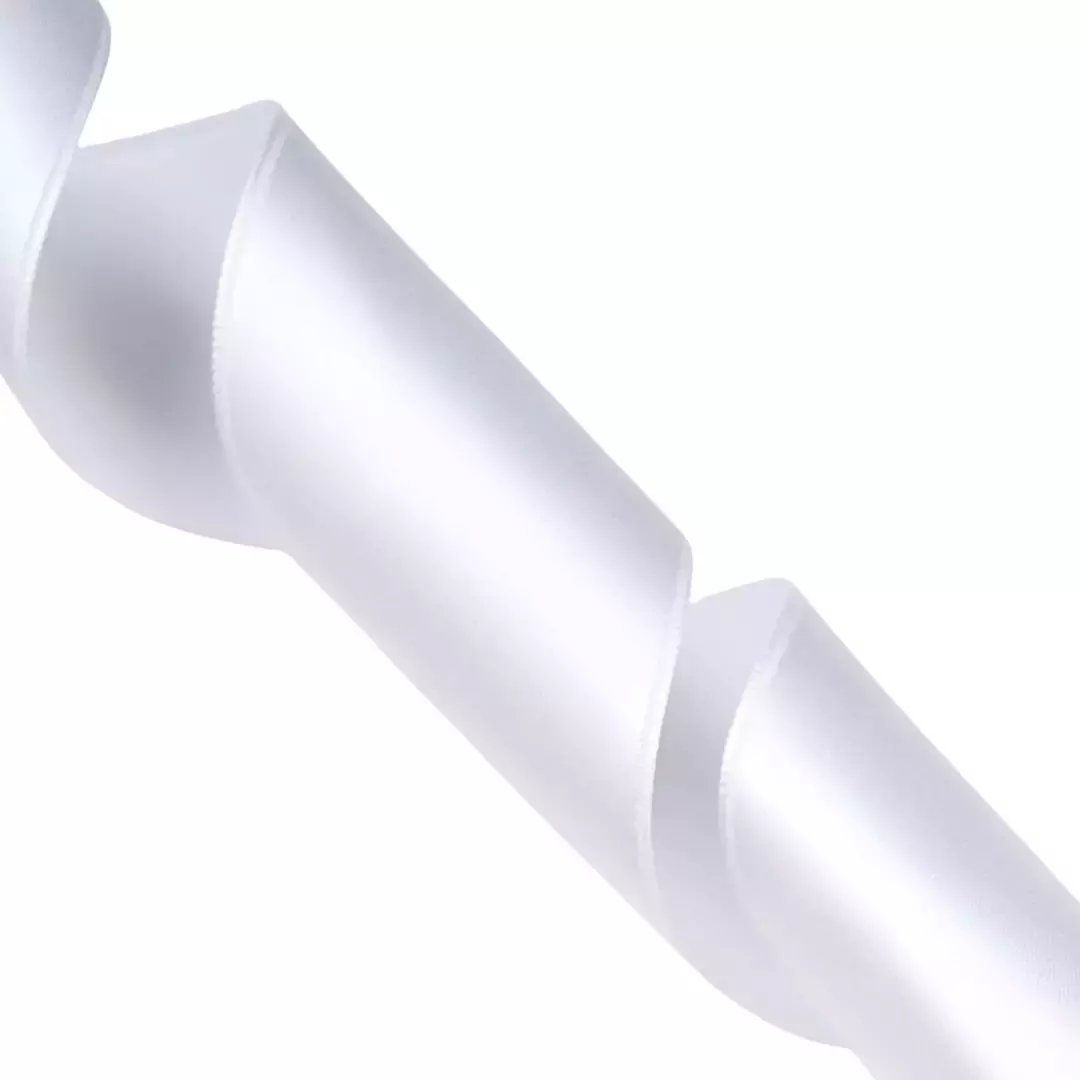 Hvit fv.401 – 16 mm – Satengbånd