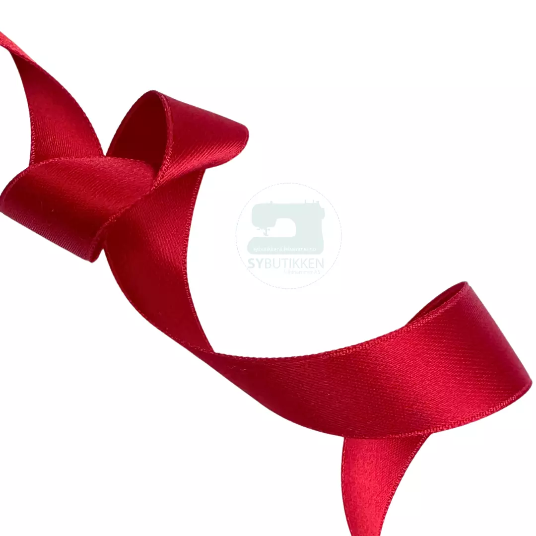 Dyp rød fv.41 – 40 mm – Satengbånd