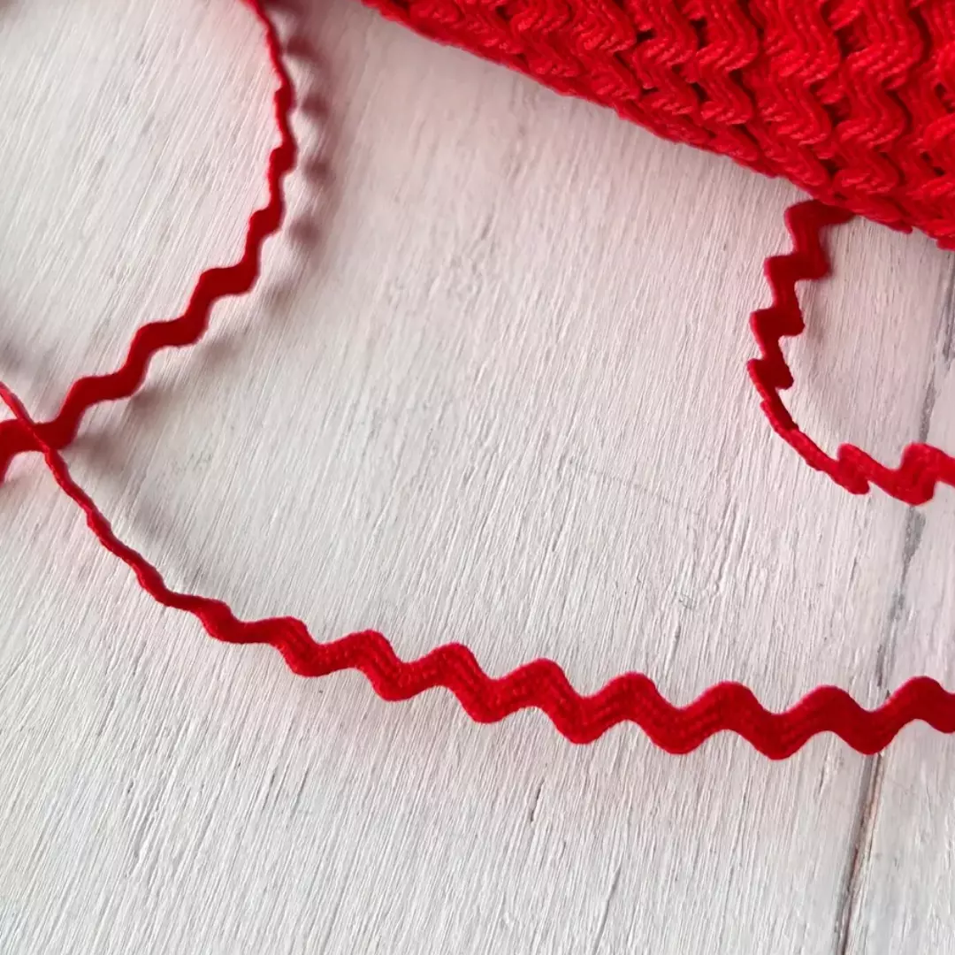 Rød - 3 mm - Kroklisse