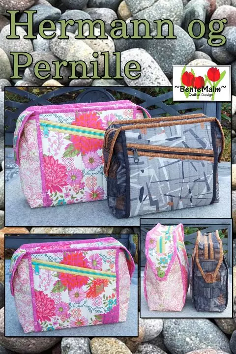 Hermann og Pernille - Toalettmappe i 2 strl - Bente Malm