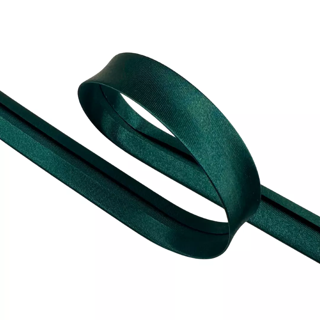 Grønn col.481 – 18mm – Satin – Skråbånd
