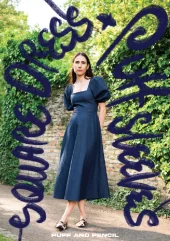 Square dress + Puff sleeves - XXS-XXL - Puff & Pencil