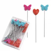 Knappnåler hjerter & sommerfugler - Prym