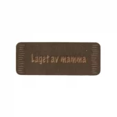 Laget av mamma - Brun - Symerke