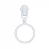 Hvit – 4 mm – Glider m/ring