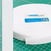 Hvit – 1″/25,4mm – veskereim – byAnnie