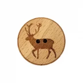 Hjort k341275 - 28mm - Treknapp