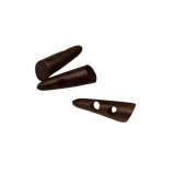 Mørkt tre - 30 mm - Duffelcoat-knapp k301913