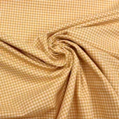 Gul/Off-white col.200 - Gingham - Bomull