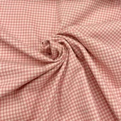 Rose/Off-white col.394 – Gingham – Bomull