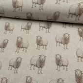 Pen Drawing sheep - Linenlook premium