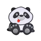 Panda - 6,4 x 6,5 cm - Strykemerke