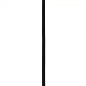 Svart - 3 mm - Rund strikk