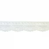 Off white 009 - 30 mm - Elastisk blonde