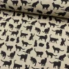 Kattesilhuetter 069 - Økotex - Canvas