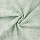 Mint & Hvit – Gingham Embroidery – Seersucker
