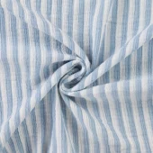 Dusty Blue col.920D striper – Bambino – Musselin