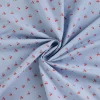 Mini Cherries blue - Økotex - Bomullspoplin