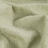 Green K48023-261 - Brodert bomullspoplin