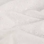 Off white K48023-510d – Brodert bomullspoplin