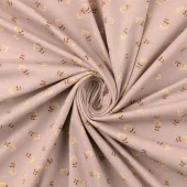 Flowers brown 004 – Little Darling – Bomullsjersey