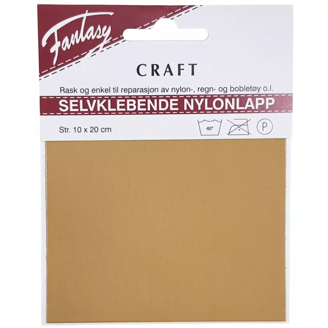 Beige fv.886 – Selvklebende reperasjonslapp