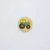 Grønn traktor – 15 mm – Treknapp