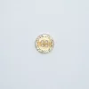 Gull krystall – 18 mm – Blingknapp