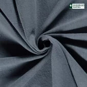 Indigo col.006 - Steinvasket lin-bomull