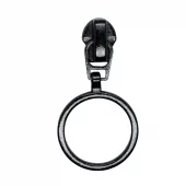 Svart – 4 mm – Glider m/ring