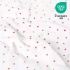 Hearts White – Qjutie & the Qjutest – Bomullsjersey