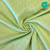 Dobby lys lime - Bomull