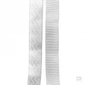 Hvit – 18 mm – Strikk m/silikon