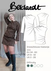 Kastanje Topp & kjole - 34-60 - Beklaedt