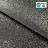 Svart – Lamé lurex – Glitterstoff