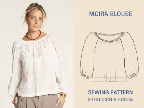 Moira Blouse - 30-54 - Wardrobe By Me