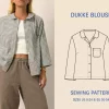 Dukke Blouse - 30-54 - Wardrobe By Me