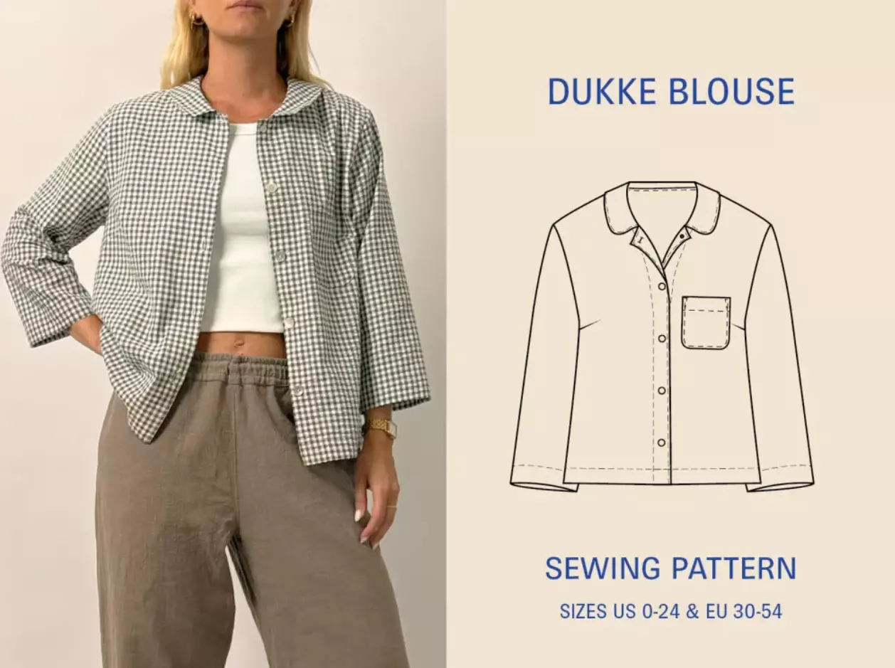 Dukke Blouse - 30-54 - Wardrobe By Me