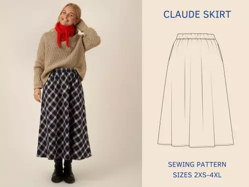 Claude Skirt - 2XS-4XL - Wardrobe By Me