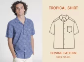 Tropical Shirt - 2XS-4XL - Wardrobe By Me
